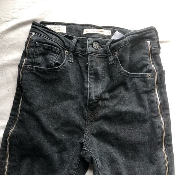 Levi’s Miles High Super Skinny Ankle Jeans - NEVER WORN - Picture 2 of 4